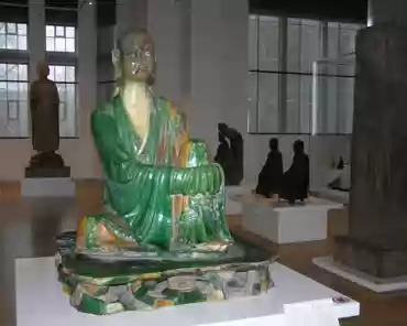 p2100014 Luohan (holy monk), Liao dynasty, 11th century.