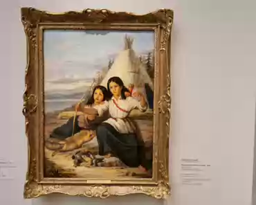 IMG_20191212_151648 Theophile Hamel, Young Indian girls in Lorette, 1865.