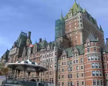 IMG_0032 Chateau Frontenac, a luxury hotel complex built from 1893 by the Canadian railway compancy. Most of the hotel is from the first half of the 20th century.