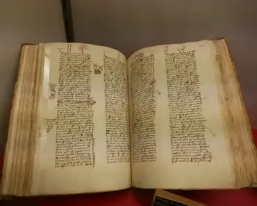 P1130374 Law textbook, 15th century.