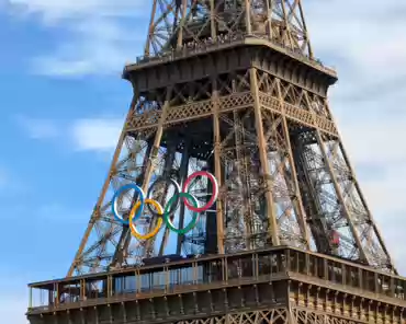 PXL_20240728_144154837 Eiffel tower during the Paris 2024 Olympics.