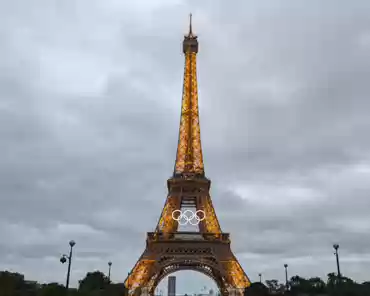 PXL_20240910_180821873 Eiffel tower during the Paris 2024 Olympics.