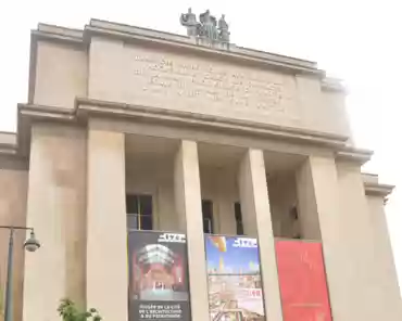 DSC_0404 Palais de Chaillot, A first building was erected there for the 1878 Expo. The semi-circular structure was kept and reused for a new building, the Palais de...