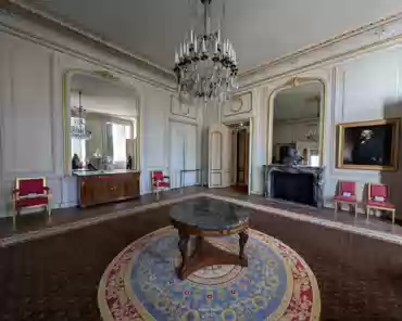 PXL_20250223_104421087 Located at the very end of the South Wing, this state apartment was created in the former apartment of the Comte de Provence, younger brother of Louis XVI and...