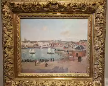 PXL_20240511_135912922 Camille Pissaro, View of the Dieppe fore-harbor, 1902.