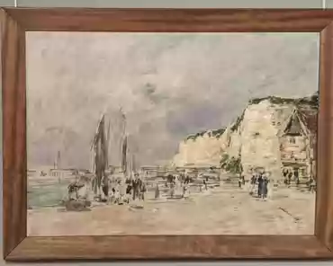 PXL_20240511_140053672 Eugene Boudin, Pollet cliffs in Dieppe, 1896.