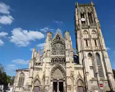 PXL_20240511_154422526 Saint Jacques church, built in the 13-14th centuries. It is dedicated to Saint James the apostle, as Dieppe is located on the pilgrimage road to Saint James of...