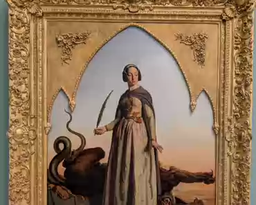 PXL_20240811_150433344 Peyson, Sainte Margaret slaying the dragon, 1838.