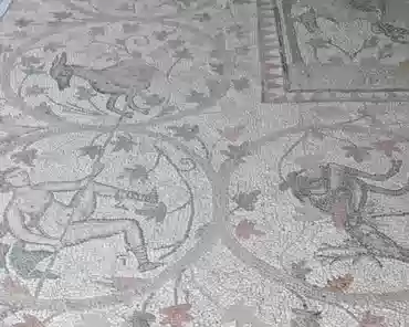 PXL_20240413_131709201 Mosaic pavement of Basilica A, mid-6th century.