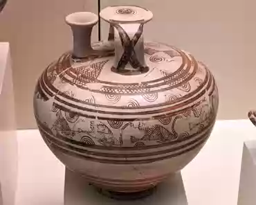 PXL_20240415_125946597 Stirrup jar, 1150-1100 BCE, East basement.