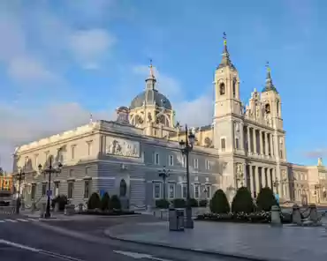PXL_20240506_062339878 Cathedral Santa Maria la Real de la Almudena, the royal church across the royal palace, built between 1879 and 1993.