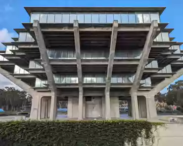 PXL_20240324_153746681.MP Geisel Library at UCSD, by William Pereira, 1970.