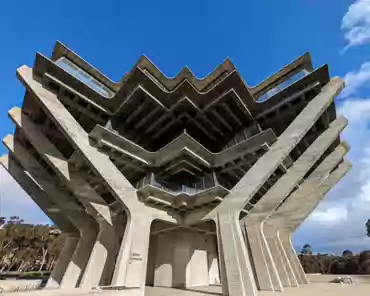 PXL_20240324_153841848 Geisel Library at UCSD, by William Pereira, 1970.