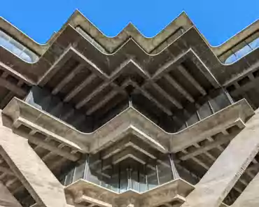PXL_20240324_153844668 Geisel Library at UCSD, by William Pereira, 1970.