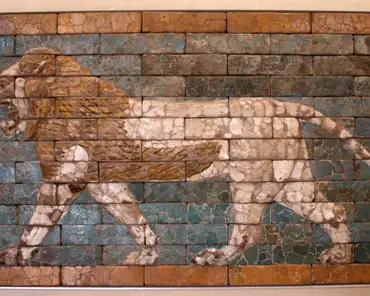 IMG_0400 Passing lion, Babylon, 6th century BC.